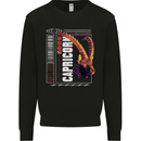 Born Capricorn Birthday Star Sign Mens Sweatshirt Jumper Black