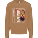 Born Capricorn Birthday Star Sign Mens Sweatshirt Jumper Caramel Latte