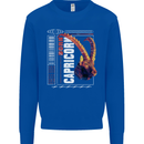 Born Capricorn Birthday Star Sign Mens Sweatshirt Jumper Royal Blue
