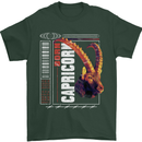Born Capricorn Birthday Star Sign Mens T-Shirt 100% Cotton Forest Green