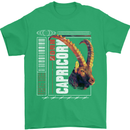 Born Capricorn Birthday Star Sign Mens T-Shirt 100% Cotton Irish Green