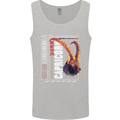 Born Capricorn Birthday Star Sign Mens Vest Tank Top Sports Grey
