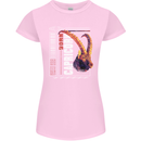 Born Capricorn Birthday Star Sign Womens Petite Cut T-Shirt Light Pink