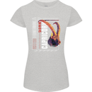 Born Capricorn Birthday Star Sign Womens Petite Cut T-Shirt Sports Grey