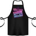 Born In the 80s Funny Birthday Music 80's Cotton Apron 100% Organic Black