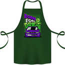 Born for Drift Drifting Car Cotton Apron 100% Organic Forest Green
