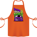 Born for Drift Drifting Car Cotton Apron 100% Organic Orange