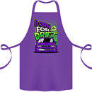 Born for Drift Drifting Car Cotton Apron 100% Organic Purple