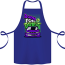 Born for Drift Drifting Car Cotton Apron 100% Organic Royal Blue