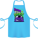 Born for Drift Drifting Car Cotton Apron 100% Organic Turquoise