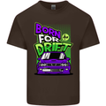Born for Drift Drifting Car Mens Cotton T-Shirt Tee Top Dark Chocolate