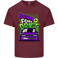 Born for Drift Drifting Car Mens Cotton T-Shirt Tee Top Maroon