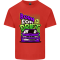 Born for Drift Drifting Car Mens Cotton T-Shirt Tee Top Red