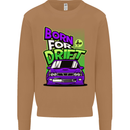 Born for Drift Drifting Car Mens Sweatshirt Jumper Caramel Latte