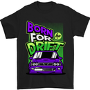 Born for Drift Drifting Car Mens T-Shirt Cotton Gildan Black