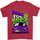 Born for Drift Drifting Car Mens T-Shirt Cotton Gildan Red