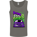 Born for Drift Drifting Car Mens Vest Tank Top Charcoal
