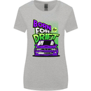 Born for Drift Drifting Car Womens Wider Cut T-Shirt Sports Grey