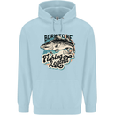 Born to Be a Fishing Legend Fisherman Childrens Kids Hoodie Light Blue