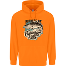 Born to Be a Fishing Legend Fisherman Childrens Kids Hoodie Orange