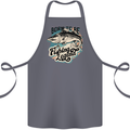 Born to Be a Fishing Legend Fisherman Cotton Apron 100% Organic Steel