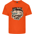 Born to Be a Fishing Legend Fisherman Kids T-Shirt Childrens Orange