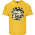 Born to Be a Fishing Legend Fisherman Kids T-Shirt Childrens Yellow