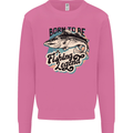Born to Be a Fishing Legend Fisherman Mens Sweatshirt Jumper Azalea