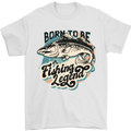 Born to Be a Fishing Legend Fisherman Mens T-Shirt 100% Cotton White