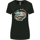 Born to Be a Fishing Legend Fisherman Womens Wider Cut T-Shirt Black