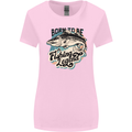 Born to Be a Fishing Legend Fisherman Womens Wider Cut T-Shirt Light Pink
