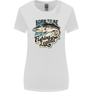 Born to Be a Fishing Legend Fisherman Womens Wider Cut T-Shirt White