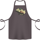 Born to Cook Funny Chef Parody Cooking Cotton Apron 100% Organic Dark Grey