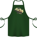 Born to Cook Funny Chef Parody Cooking Cotton Apron 100% Organic Forest Green