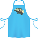 Born to Cook Funny Chef Parody Cooking Cotton Apron 100% Organic Turquoise