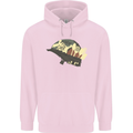Born to Cook Funny Chef Parody Cooking Mens 80% Cotton Hoodie Light Pink