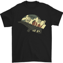 Born to Cook Funny Chef Parody Cooking Mens T-Shirt Cotton Gildan Black