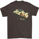 Born to Cook Funny Chef Parody Cooking Mens T-Shirt Cotton Gildan Dark Chocolate