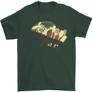 Born to Cook Funny Chef Parody Cooking Mens T-Shirt Cotton Gildan Forest Green