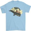 Born to Cook Funny Chef Parody Cooking Mens T-Shirt Cotton Gildan Light Blue