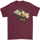 Born to Cook Funny Chef Parody Cooking Mens T-Shirt Cotton Gildan Maroon