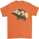 Born to Cook Funny Chef Parody Cooking Mens T-Shirt Cotton Gildan Orange