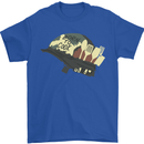 Born to Cook Funny Chef Parody Cooking Mens T-Shirt Cotton Gildan Royal Blue