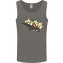 Born to Cook Funny Chef Parody Cooking Mens Vest Tank Top Charcoal