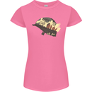 Born to Cook Funny Chef Parody Cooking Womens Petite Cut T-Shirt Azalea