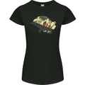 Born to Cook Funny Chef Parody Cooking Womens Petite Cut T-Shirt Black