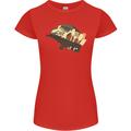 Born to Cook Funny Chef Parody Cooking Womens Petite Cut T-Shirt Red