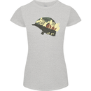 Born to Cook Funny Chef Parody Cooking Womens Petite Cut T-Shirt Sports Grey