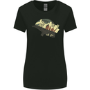 Born to Cook Funny Chef Parody Cooking Womens Wider Cut T-Shirt Black