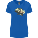 Born to Cook Funny Chef Parody Cooking Womens Wider Cut T-Shirt Royal Blue